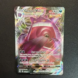 Gengar - Pokemon TCG VMAX 157/264 Swsh08: Fusion Strike Holo Full Art NM/M - Image 1