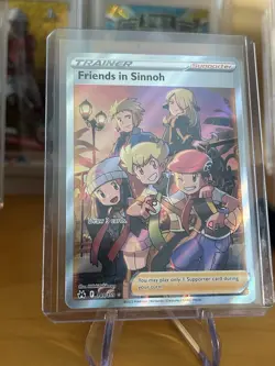 Pokemon TCG Friends in Sinnoh (Full Art) Ultra Rare Crown Zenith 149/159 - Image 1