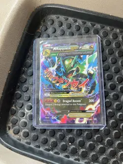 Pokemon M Rayquaza EX 61/108 Roaring Skies Ultra Rare Mega Holo 230 HP Card - Image 1