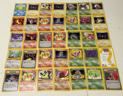 Vintage Lot Pokemon 35 Cards First Edition - Image 1