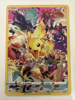 2023 Pokemon TCG Sword and Shield Crown Zenith Pikachu 160/159 NM/M - TCCCX - Image 1