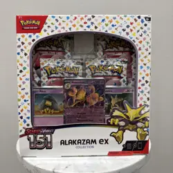 151 Alakazam ex Collection Box Pokemon Scarlet & Violet TCG **SEALED/NEW** - Image 1