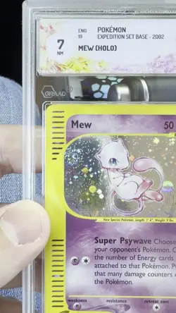 Mew Expedition 19/165 Holo 2002 Pokemon Swirl Graad Psa 7 - Image 2