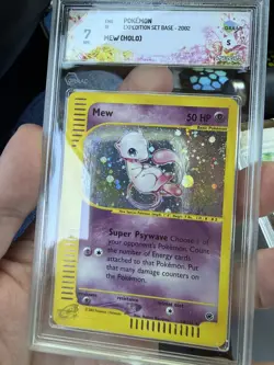 Mew Expedition 19/165 Holo 2002 Pokemon Swirl Graad Psa 7 - Image 3