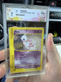 Mew Expedition 19/165 Holo 2002 Pokemon Swirl Graad Psa 7 - Image 4