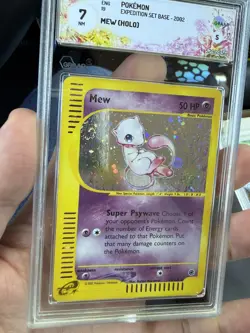 Mew Expedition 19/165 Holo 2002 Pokemon Swirl Graad Psa 7 - Image 5
