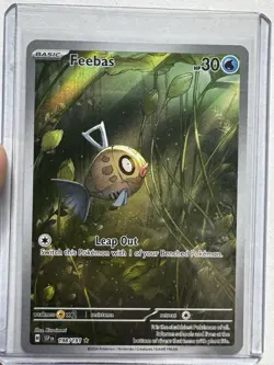 Pokemon Surging Sparks Feebas 198/191 Illustration Rare NM - Image 1