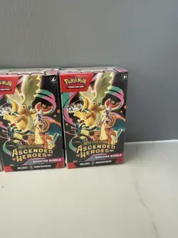 Pokemon TCG Ascended Hero’s Booster Bundle X4 Factory Sealed - Image 2