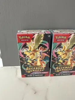 Pokemon TCG Ascended Hero’s Booster Bundle X4 Factory Sealed - Image 3
