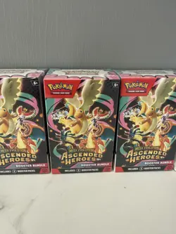 Pokemon TCG Ascended Hero’s Booster Bundle X4 Factory Sealed - Image 5