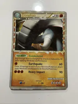 Donphan 107/123 Heartgold & Soulsilver Pokemon TGC - Image 1