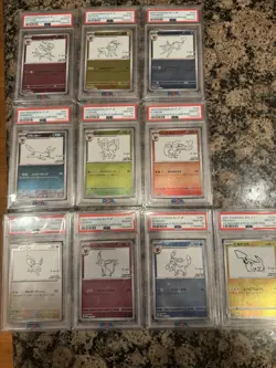 Pokemon Japanese Eevee evolutions & Pikachu Yu Nagaba Campaign Set PSA 10 - Image 1