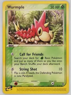 Wurmple 81/97 Pokemon - EX Dragon LP - Image 1