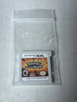 Pokemon Ultra Sun Nintendo 3DS Authentic Cartridge Tested Working - Image 3