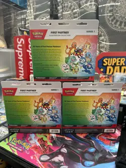 Pokemon TCG First Partner Illustration Collection Series 1 Factory Sealed Lot 3x - Image 2