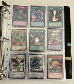 Yugioh 100 Foil Card Binder Lot Dark Magician Blue-Eyes White Dragon Gate Guard - Image 3
