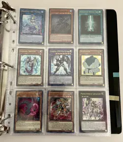 Yugioh 100 Foil Card Binder Lot Dark Magician Blue-Eyes White Dragon Gate Guard - Image 4