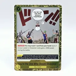 You're the One Who Should Disappear OP06-115 R Foil Wings of the Captain - Image 1