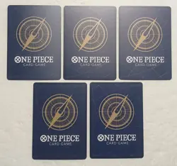 Lot of 5 Japanese ONE PIECE Cardgame Super Rare Card Set TCG - Image 2