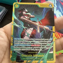 Dracule Mihawk OP14-119 SEC The Azure Sea’s Seven One Piece NM - Image 1
