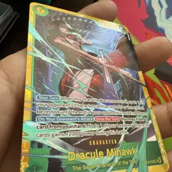 Dracule Mihawk OP14-119 SEC The Azure Sea’s Seven One Piece NM - Image 2