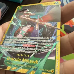 Dracule Mihawk OP14-119 SEC The Azure Sea’s Seven One Piece NM - Image 3