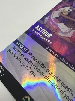 Arthur - Wizard's Apprentice #207 Disney Lorcana Holo Foil *See Description - Image 3