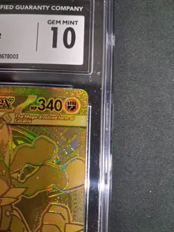 2025 POKEMON MEGA ULTRA RARE #188/132 MEGA LUCARIO EX CGC 10 GEM MINT - Image 4