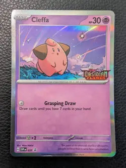 Cleffa - SVP037 Black Star Promo Card (Pokemon) Prerelease Stamp Rare - Image 1