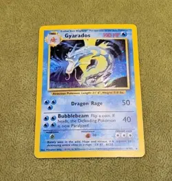 Holo Rare Gyarados 6/102 Base Set LP Pokemon Trading Card Game TCG WOTC - Image 1