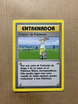 SPANISH Pokemon Breeder 76/102 Base Set - Rare Pokemon Card - HP - Image 1