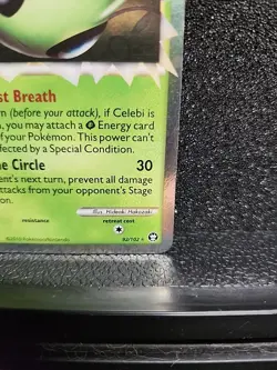 Pokemon TCG Celebi Prime 92/102 Ultra Rare HGSS Triumphant Card 2010 - Image 4