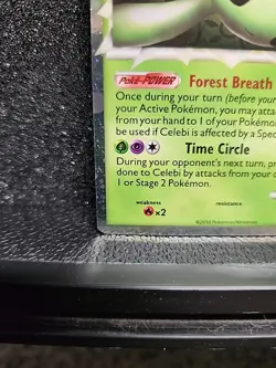 Pokemon TCG Celebi Prime 92/102 Ultra Rare HGSS Triumphant Card 2010 - Image 5