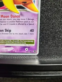 Pokemon TCG Cresselia LV.X Holo Ultra Rare Card 103/106 Great Encounters - Image 4