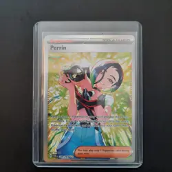 Pokemon TCG Trainer Perrin Special Illustration Card Twilight Masquerade 220/167 - Image 1