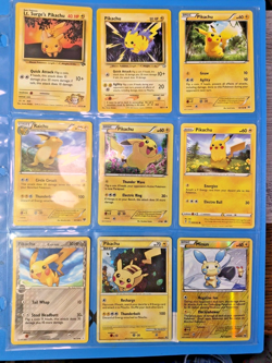 Pikachu 9-Card Lot w/ XY89 2015 & 2010 HGSS03 Black Star Promo Pokemon TCG WOTC - Image 1