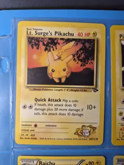 Pikachu 9-Card Lot w/ XY89 2015 & 2010 HGSS03 Black Star Promo Pokemon TCG WOTC - Image 2