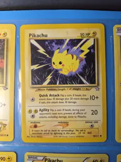 Pikachu 9-Card Lot w/ XY89 2015 & 2010 HGSS03 Black Star Promo Pokemon TCG WOTC - Image 3