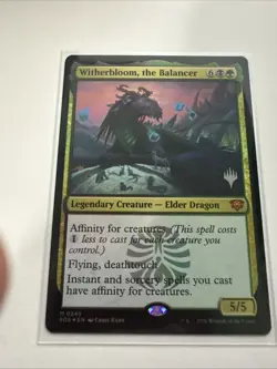 Witherbloom, the Balancer - Foil Secrets of Strixhaven MTG promo - Image 1