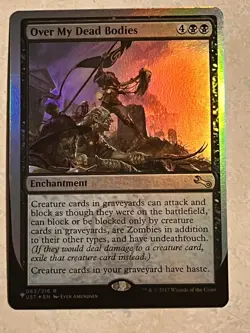 DDcards🇨🇦Mtg Magic UNFINITY The List UNSTABLE foil Over My Dead Bodies - Image 2