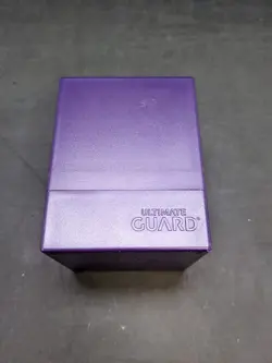 Ultimate Guard Boulder 100+ Deckbox | Standard Size Deck Case | Solid Purple - Image 2