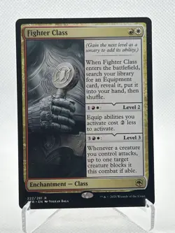Magic The Gathering MTG FIGHTER CLASS Forgotten Realms Lightly Played - Image 1
