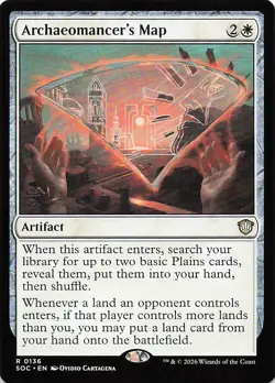 Archaeomancer's Map R Commander: Secrets of Strixhaven 136 NM - Image 1