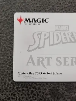 Magic The Gathering Marvel Spider-Man Art Series Spider-Man 2099 Toni Infante - Image 2