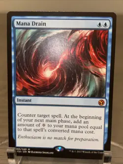 Mana Drain Iconic Masters Mythic Instant Blue MTG 2017 Regular (C) 🔥 - Image 2