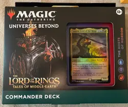 The Hosts Of Mordor LOTR Commander Deck *Factory Sealed* Lord Of The Rings MTG - Image 1