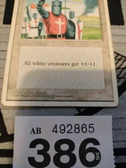 MTG Crusade 4th Edition Banned Card MP/HP Rare Reserved List Magic Card (386) - Image 2