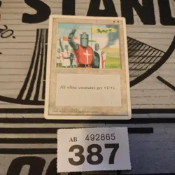 MTG Crusade 4th Edition Banned Card MP/HP Rare Reserved List Magic Card (387) - Image 1