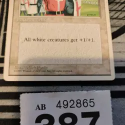 MTG Crusade 4th Edition Banned Card MP/HP Rare Reserved List Magic Card (387) - Image 2