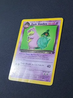 Dark Slowbro 29/82 non holo rare team rocket vintage WOTC pokemon - HP/DMG - Image 5